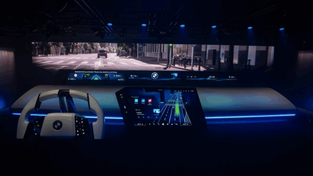 BMW’s Panoramic HUD: A New Era of Windshield-Wide Displays bmw panoramic vision night